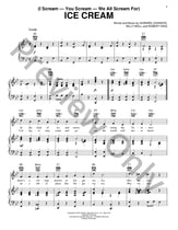 (I Scream You Scream We All Scream For) Ice Cream piano sheet music cover